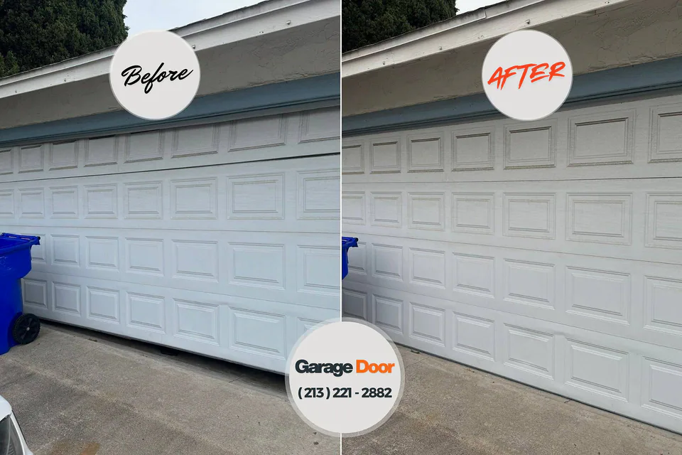 Before and after: garage door repair near me Benld